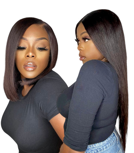 TWO WIG DEAL: Bob 16” & Straight 24”